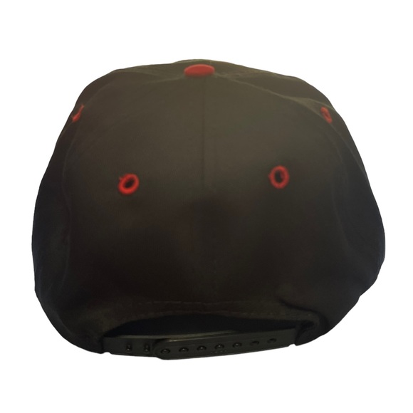 🎄 SALE CAT Caterpillar Racing Hat Adjustable Snapback Red Black Y2K - Picture 3 of 7